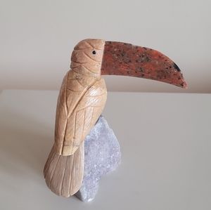 Home And Desktop Decoration stone bird ( Tucan)